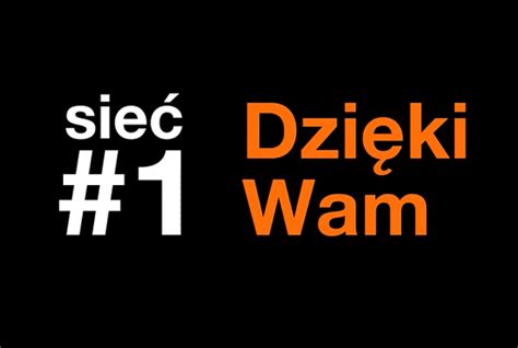 Orange Polska Reklamuje Się Jako „sieć Numer 1 Dzięki Wam” Wideo