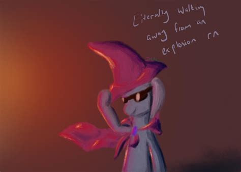 Speedpaint Experiment Trixie And An Explosion By Drakinite On
