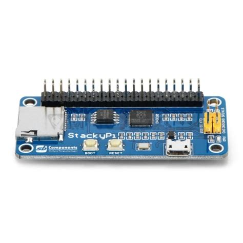 Stackypi Module With Rp2040 Microsd Card Slot And Raspberry Pi Gpio