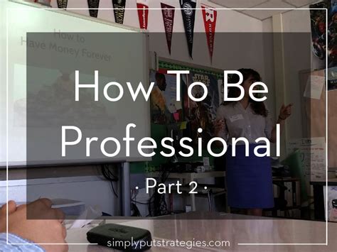 How To Be Professional Part 2 Medusa Media Group