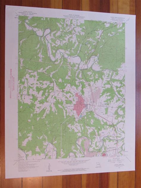 Bonne Terre Missouri 1959 Original Vintage Usgs Topo Map 1959 Map