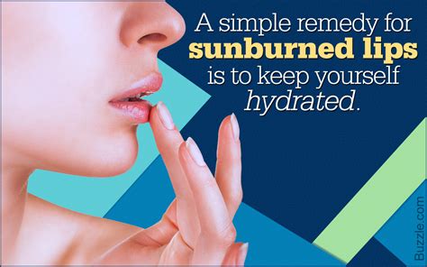 Symptoms Of Sunburned Lips And Effective Ways To Treat Them Beautisecrets