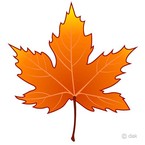 Orange Leaves Clipart