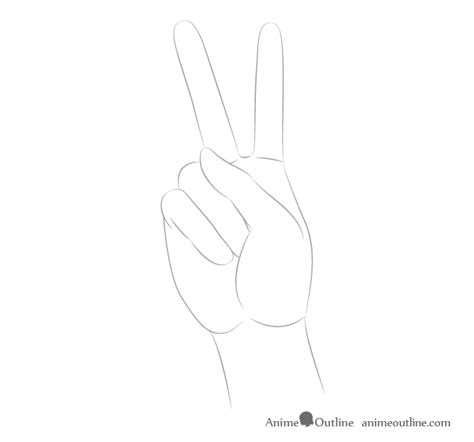 How To Draw Hand Poses Step By Step Animeoutline
