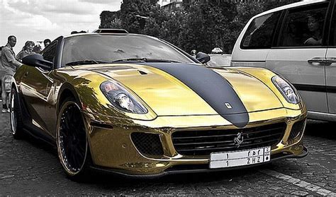 Check out this fantastic collection of gold ferrari wallpapers, with 39 gold ferrari background images for your desktop, phone please contact us if you want to publish a gold ferrari wallpaper on our site. Golden Ferrari 599 GTB from Hamann (18 pics + 1 video) - Izismile.com
