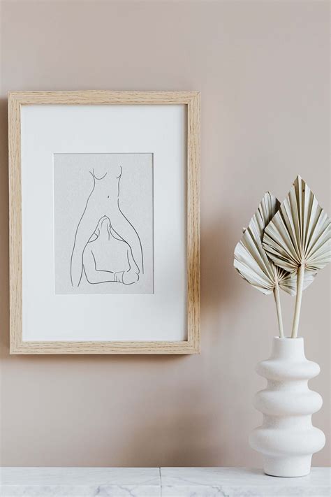 Bdsm Art Female Line Art Femdom Art Nude Line Drawing Erotic Nudity
