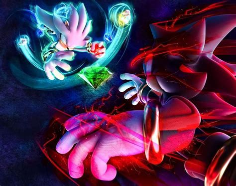 Silver vs Shadow by Fentonxd | Super mario art, Sonic and shadow, Sonic
