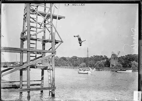 Historic Pelham The Diving Platform On Travers Island For Members Of