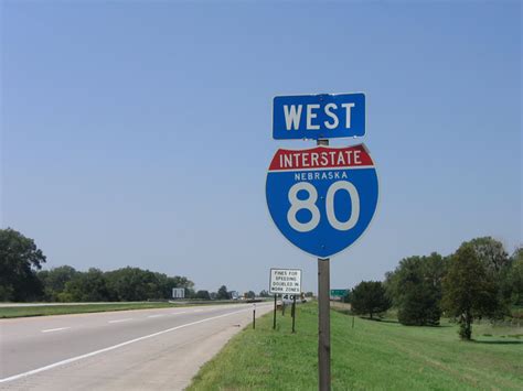 Nebraska Interstate 80 Aaroads Shield Gallery