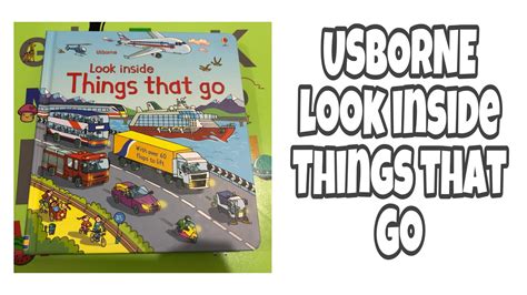 Usborne Look Inside Things That Go Philippines 2021 Vlog 7 Youtube