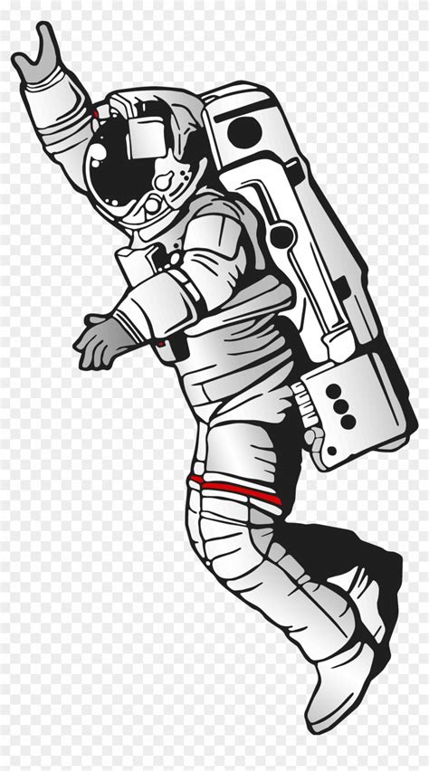 Astronaut Clipart Riding Space Man Png Free Transparent Png Clipart