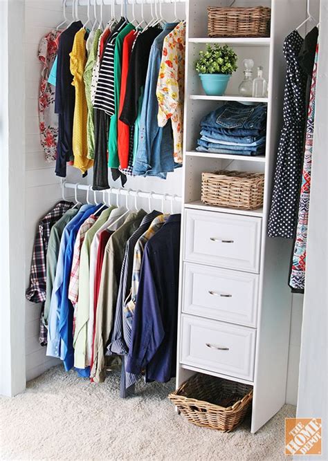 Let's get organized!how to organize a small closet on a budget! How to Build a Closet to Give You More Storage. She makes ...
