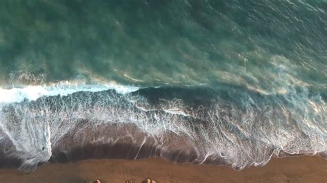 Ocean Sea Waves Drone Aerial View Free Stock Footage Free Hd