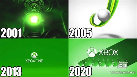 Evolutions Of All Xbox Startup Screens 2001 2020 Youtube