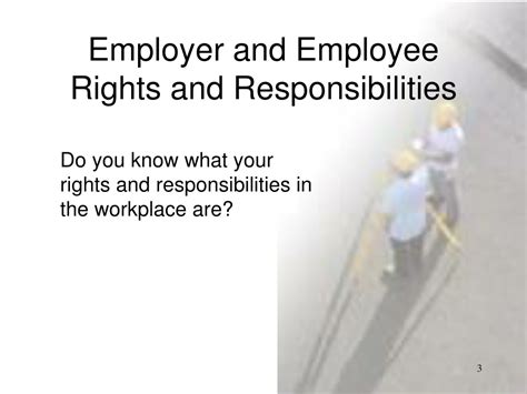 Ppt Legal Rights And Responsibilities Of Employers Supervisors And