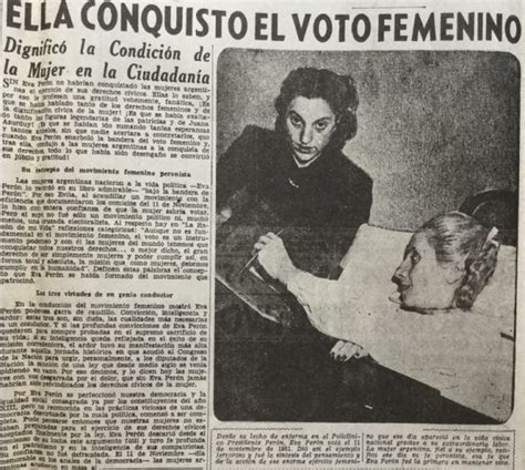 Eva Perón Y El Voto Femenino Más De Tres Millones 500 Mil Mujeres