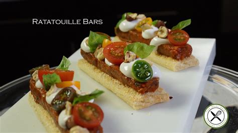 Ratatouille Bars Appetizer Bruno Albouze The Real Deal Food