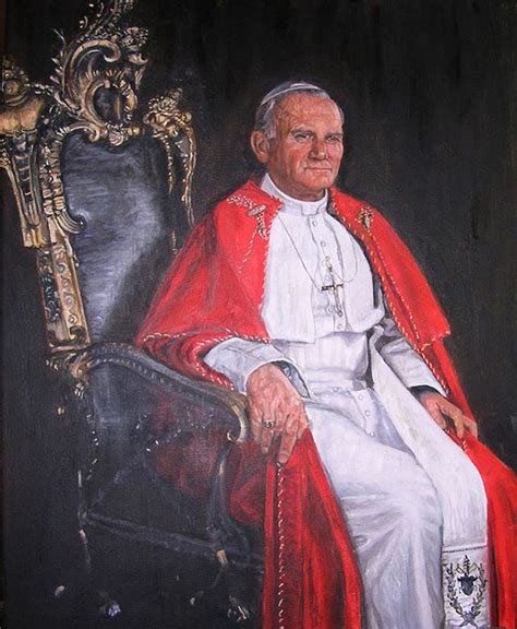 Pope John Paul Ii Painting By Terry Sita