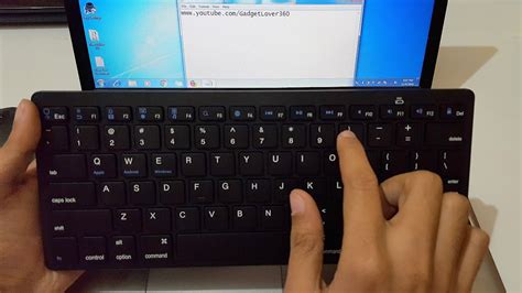 How To Connect Bluetooth Keyboard To Laptop Youtube