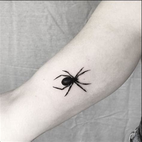 Simple Black Widow Tattoo Debra Quinn