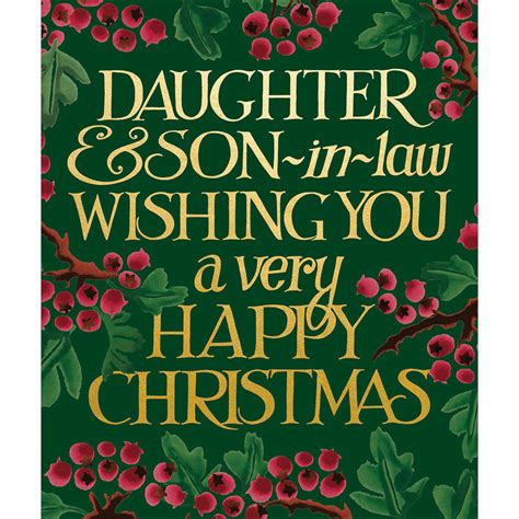 emma bridgewater daughter and son in law holly christmas card cards