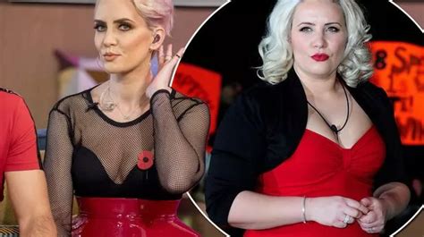 Steps Claire Richards Flaunts Incredible Six Stone Weight Loss In Plunging Fishnet Top After