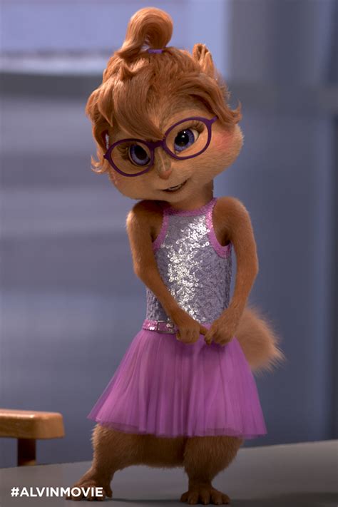 Jeanette Is Dazzling In Purple Alvin And The Chipmunks The Road Chip Alvin And Chipmunks