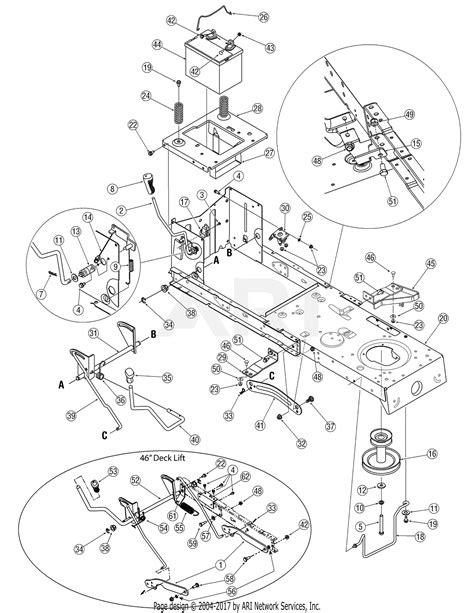 MTD 13AM762F765 2007 Parts Diagram For Frame