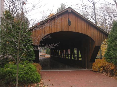 Bridge Over Fortier Park In Olmsted Falls Ohio