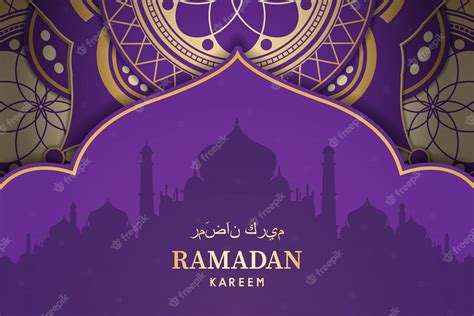 Premium Vector Ramadan Kareem Banner Design Islamic Background