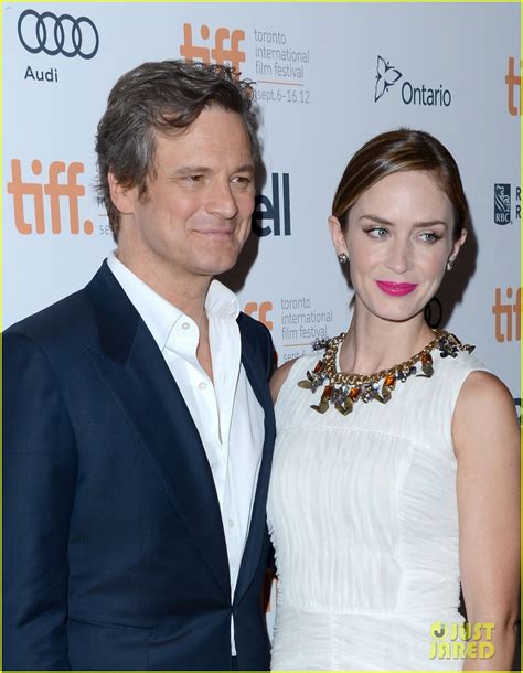Emily Blunt Arthur Newman Tiff Premiere With Colin Firth Photo