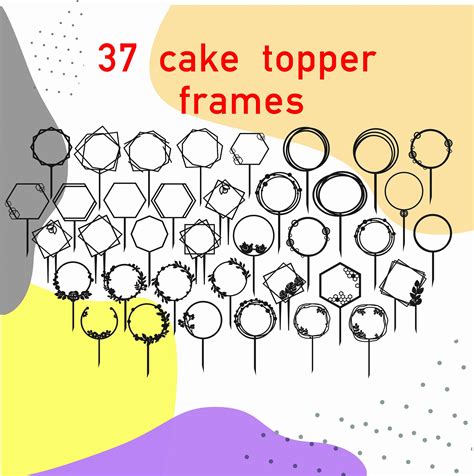 3596+ Layered Cake Topper Svg For Crafters Best Free SVG