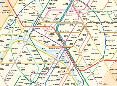 Parismetromap The New Paris Metro Map Is Transit Maps