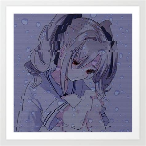 Aesthetic Anime Girl Drawing Sad Aesthetic Cute Font