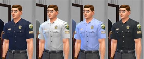 Simple Police Shirts By Ventusmatt At Mod The Sims Sims 4 Updates