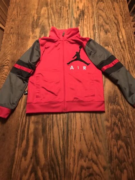 Air Jordan Kids Sweatshirt Red Black White Size 6 5 6 Yrs Rn 81917 Ebay