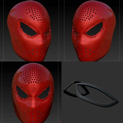 The Amazing Spider Man Faceshell And Lenses 3d Files Etsy