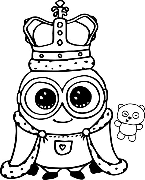 Free Printable Minion Coloring Pages