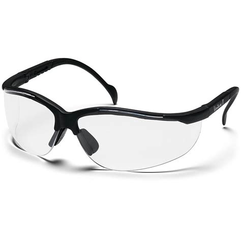 safety glasses black frame venture ii sold by the dozen