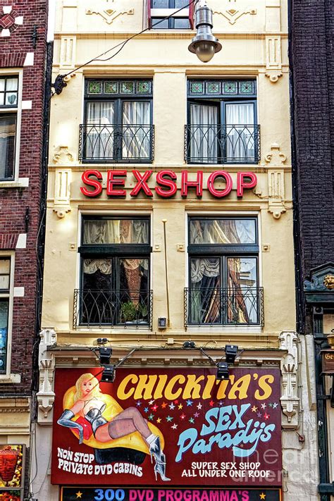 Chickitas Sex Shop In Amsterdam Photograph By John Rizzuto Fine Art America