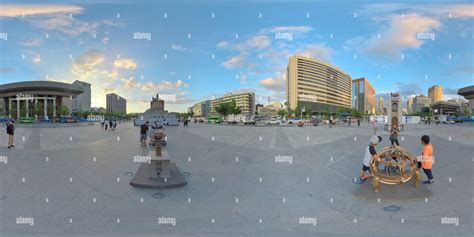 360° View Of Seoul South Korea 22 June 2019 360 Degrees Panorama