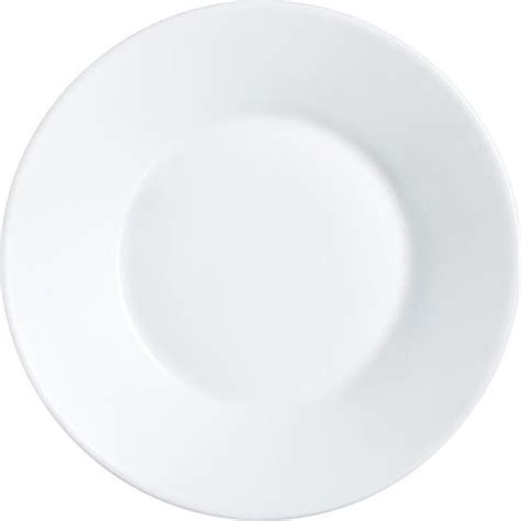 Assiette creuse blanche 23 cm Alizée Luminarc Blanc Cdiscount Maison