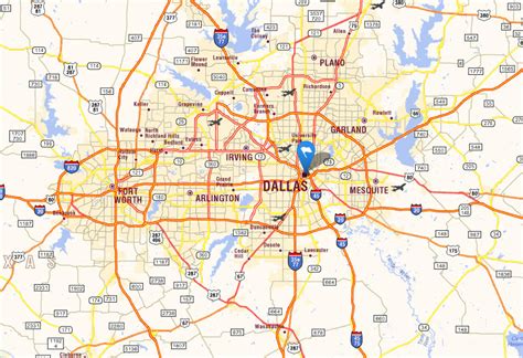 Dallas Texas Map