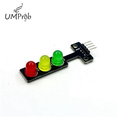 V Traffic Light Led Display Module For Arduino Red Yellow Green Mm