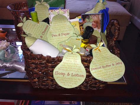 What They Say About Karma A Perfect Pair Pear Bridal Shower Basket Bridal Shower Poems