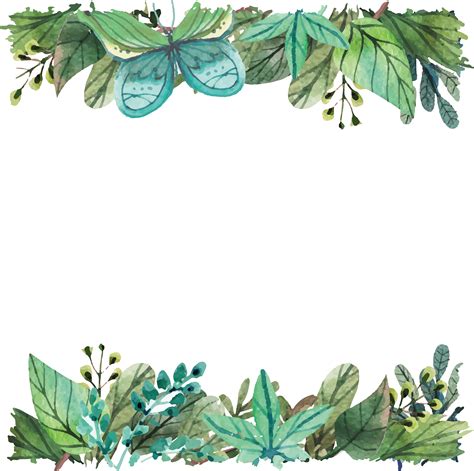 Transparent Watercolor Leaves Png Png Image Collection