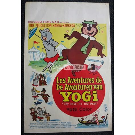 Hey There Its Yogi Bear Belgian Movie Poster Store