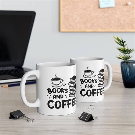 books and coffee mug for book lovers book lovers mug book etsy uk
