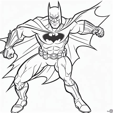 Batman 35 Coloring Page
