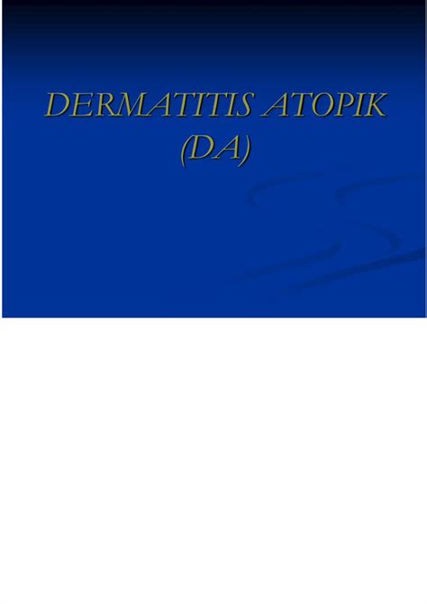 Pdf Dermatitis Atopik Fin Dokumen Tips